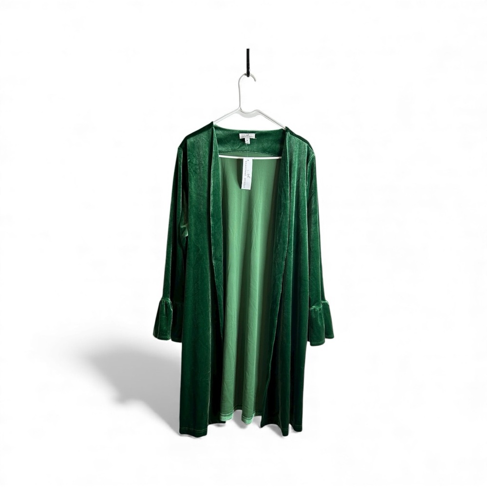 Shavonne Dorsey Emerald Green Velvet Robe